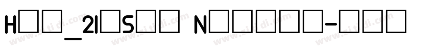 Hlv_2Inset Normal字体转换